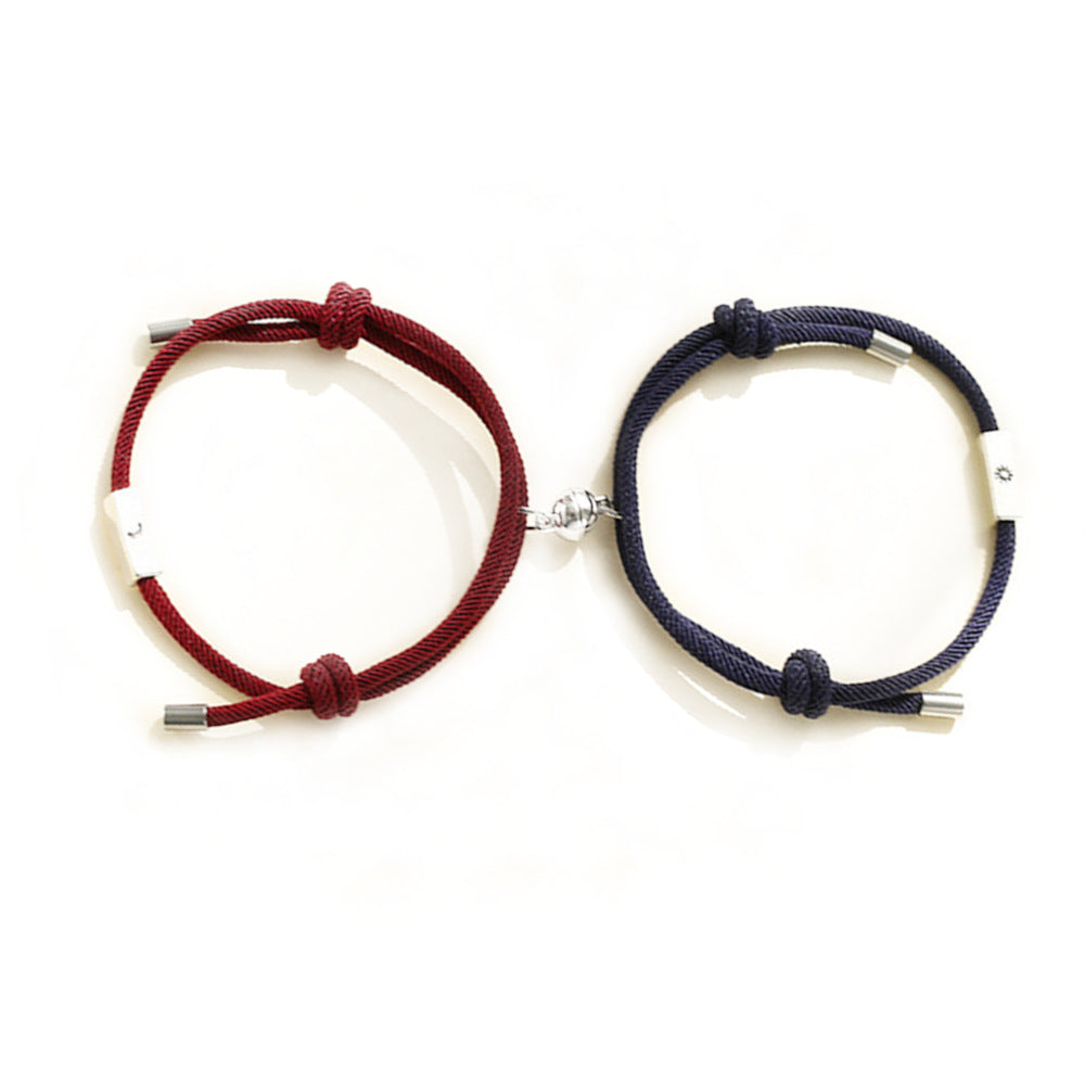Bracelet Couple Soleil et Lune en Alliage - EX-STOCK Canada