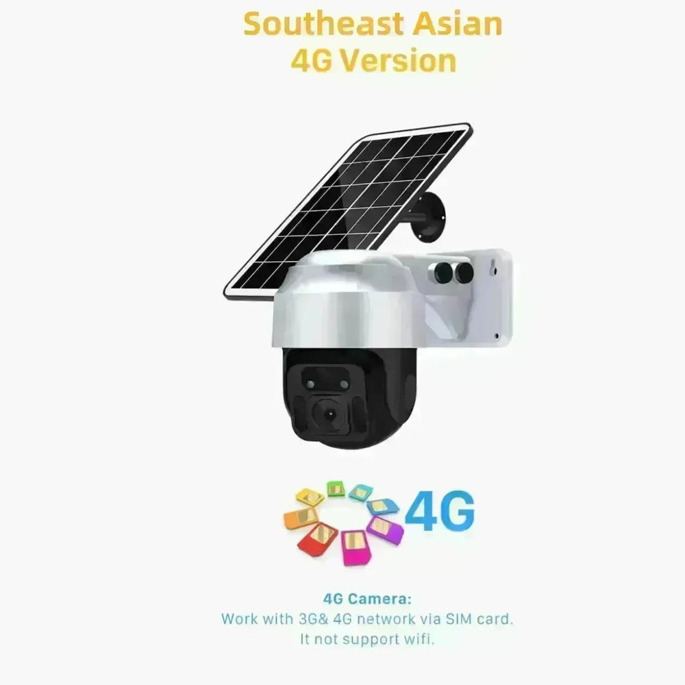 Solar Powered Wireless WiFi Surveillance Camera EX-STOCK