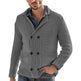 Men's Fashion Solid Color Lapel Long Sleeve Knit Jacket EX-STOCK Canada 