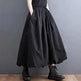 Fashion Personality New Solid Pocket Prairie Midi maxi Skirt Women - EX-STOCK CANADA