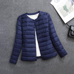 Women's Lightweight Short Inner-wear Round-neck Thermal Jacket - EX-STOCK Canada