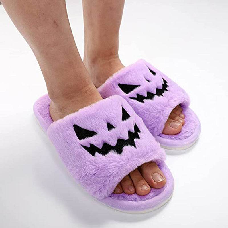 Halloween Shoes Winter Cute Warm Home Slippers Women EX-STOCK