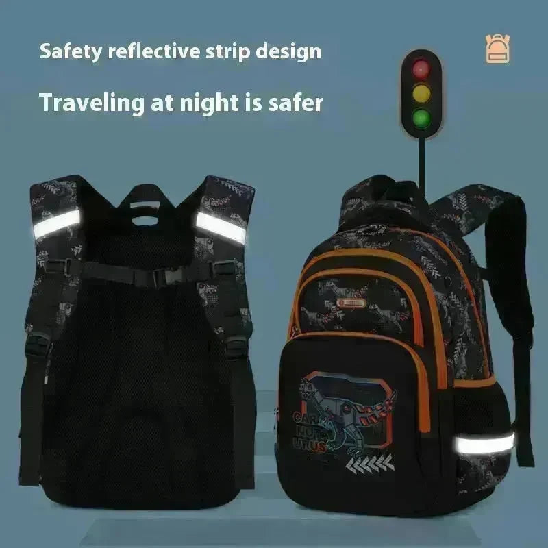 Primary School Student Schoolbag Stylish And Lightweight Grade 1-4 Children Backpack for School - EX-STOCK CANADA