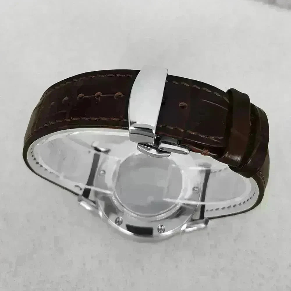 Watch Case 39mm Leather Watch Strap - EX-STOCK CANADA
