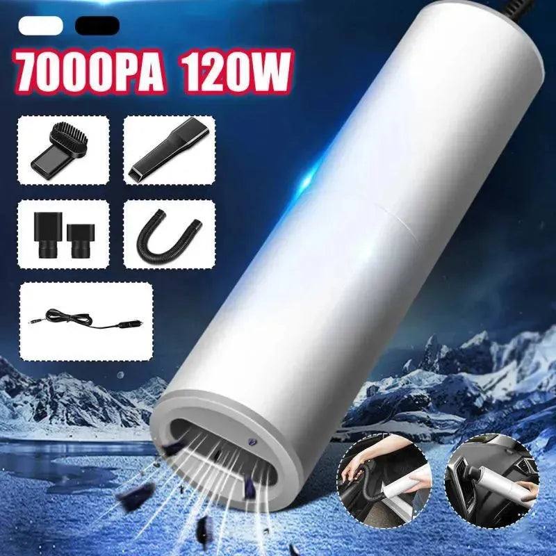 Portable Vehicle Handheld Vacuum Cleaner 120W Car Charger - EX-STOCK CANADA