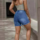 Denim With Hole Shorts For Women - EX-STOCK CANADA