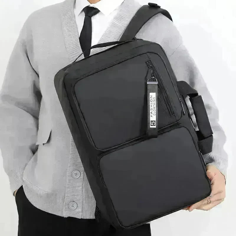 Multifunctional Backpack Large Capacity Business Laptop Bag Leisure Travel Commuter Schoolbag Portable Shoulder Bag - EX-STOCK CANADA
