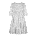 Elegant ladies Sequined Short Mini Skater Dress - EX-STOCK CANADA