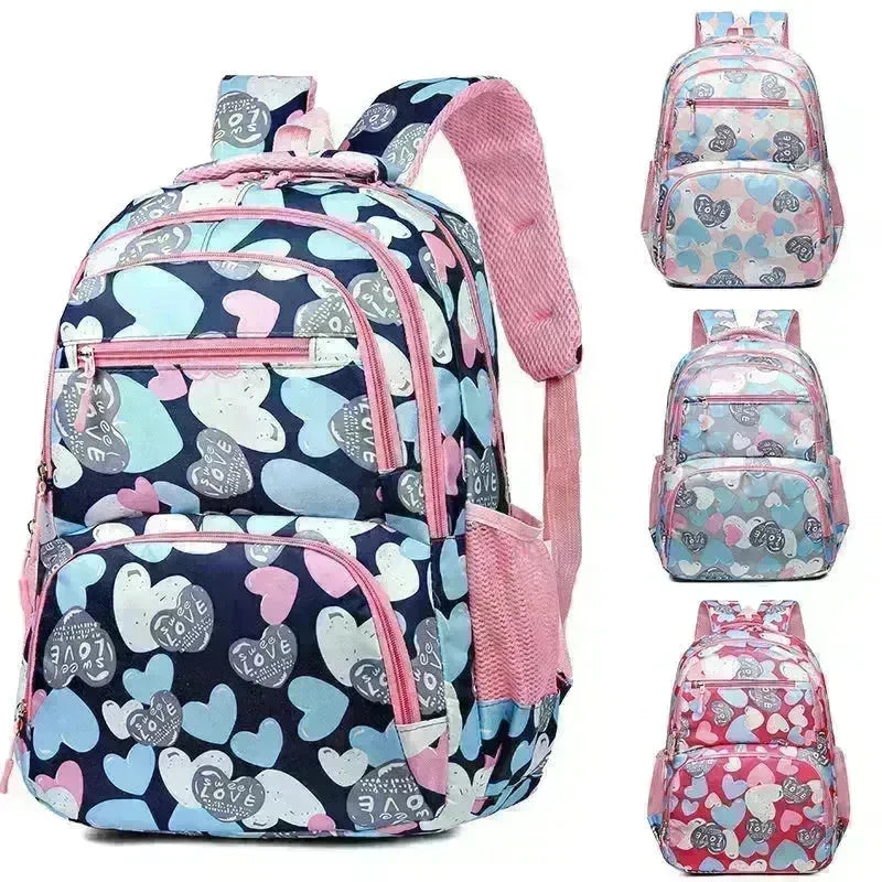 Student Schoolbag Children's Portable Burden Alleviation Large Capacity Bookbag Backpack - EX-STOCK CANADA