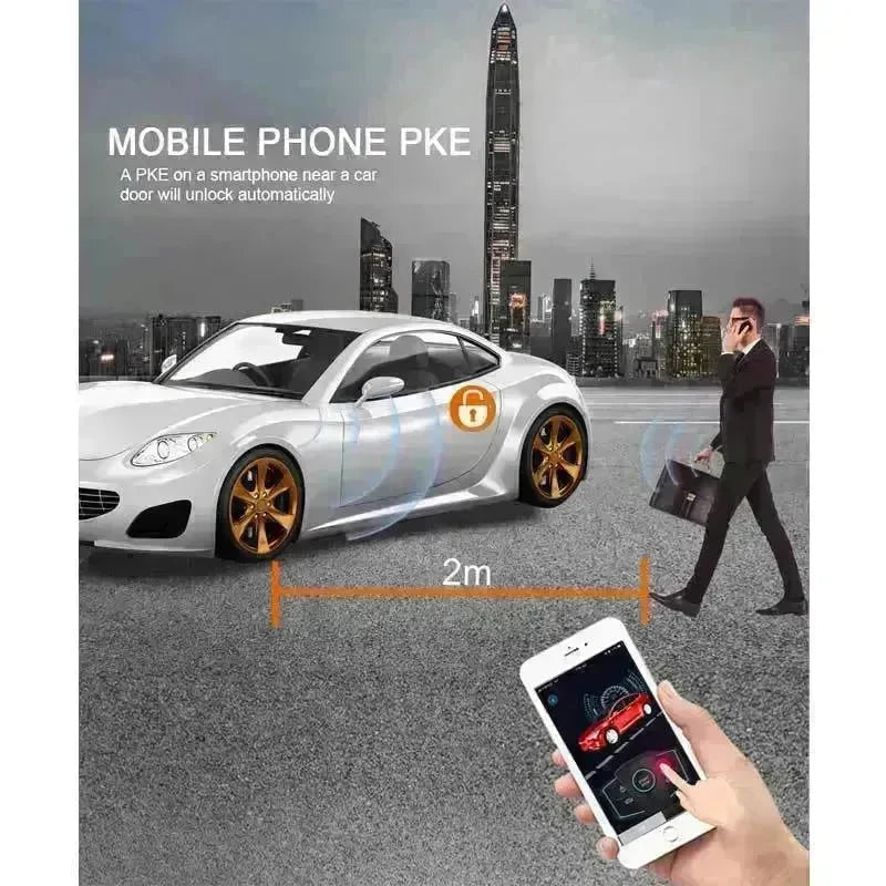 Car Intelligent Induction Keyless Entry GSM Mobile Phone Operated Car Remote Control Anti-theft Device EX-STOCK