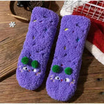 Calcetines de cachemir para mujeres piso cálido
