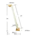 Solid Wood Large Cat Climbing Frame Cat Litter Cat Tree One Cat Shelf - EX-STOCK CANADA