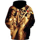 Casual Street fashion Gothic Printed Hoodie Pullover Sweatshirt For Men - EX-STOCK CANADA