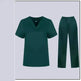 Women Nurse Uniform Female Hospital Nurse Costume V Neck Top Pants Set Nursing Uniforms Women Scrubs Set for Beauty Salon Massaging Workwear - EX-STOCK CANADA