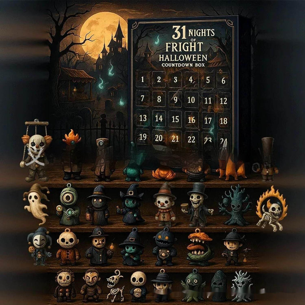 31 Night Scare Halloween Countdown Box With Doll Advent Countdown Blind Box EX-STOCK