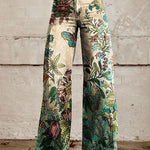 Horn Simulation Denim Trousers Loose Pants For Women 