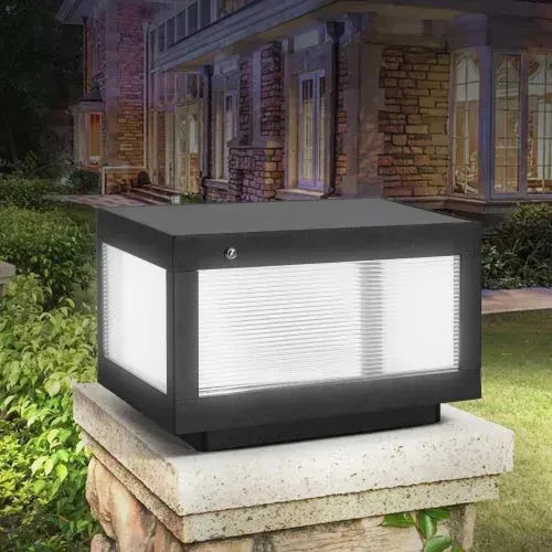 Solar Wall Light With Dimmable LEDs Landscape Pathway Light - EX-STOCK CANADA