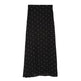 Polka dot High waist Chiffon Flowy Midi skirt women - EX-STOCK CANADA