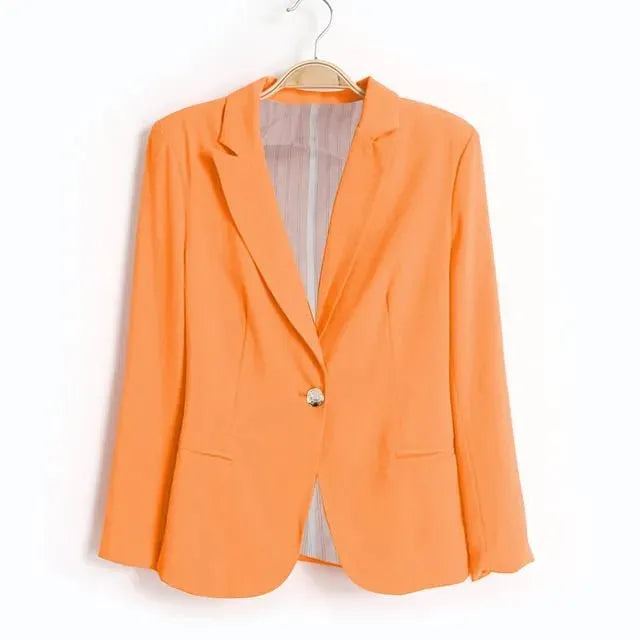 Office Ladies Black Formal Blazer Women Work Suit - EX-STOCK CANADA