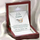 Double Heart Necklace Personalized Design Two-color Peach - EX-STOCK CANADA