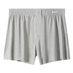Men's Ice Silk Underwear Plus Size Loose Boxer Mid Waist
