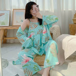 Three-piece Homewear Pajamas For Women EX-STOCK
