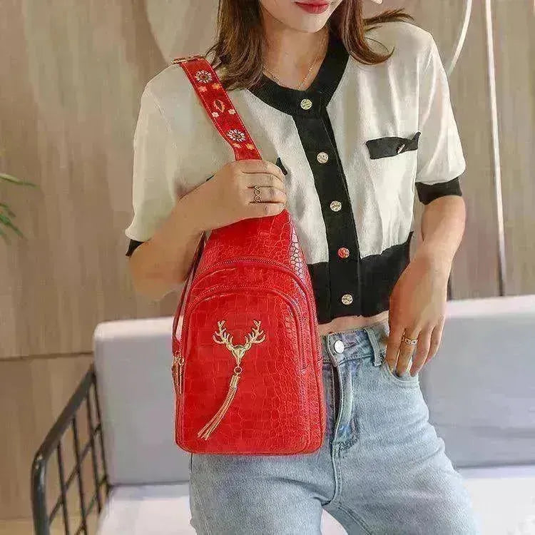 Deer Tassel Design Crossbody Bag For Women - EX-STOCK CANADA