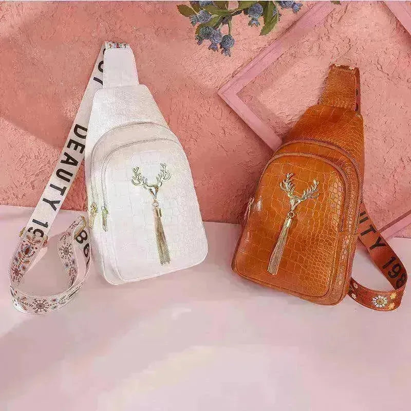 Deer Tassel Design Crossbody Bag For Women - EX-STOCK CANADA