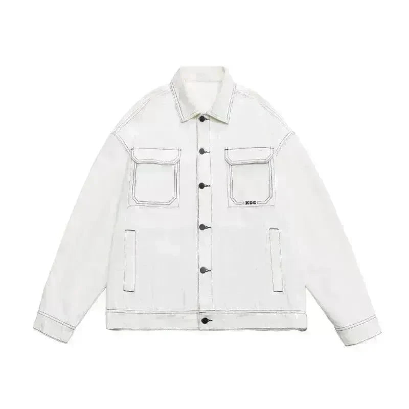 Denim Coat Men's Autumn American Simple All-matching - EX-STOCK CANADA