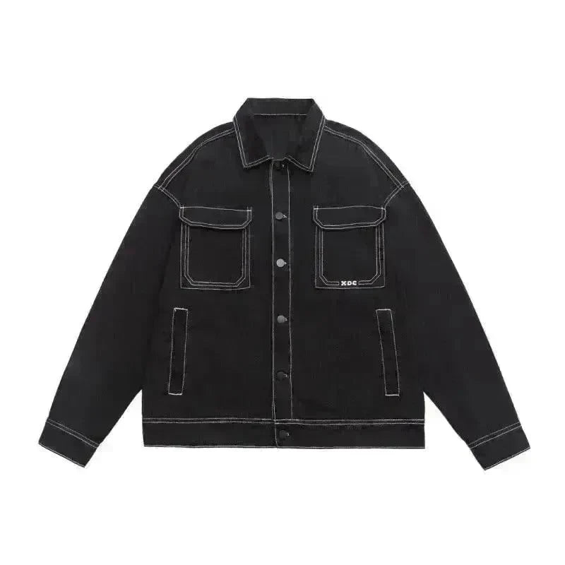 Denim Coat Men's Autumn American Simple All-matching - EX-STOCK CANADA