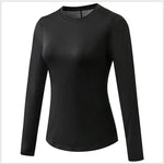 Quick Drying Breathable Long Sleeve Yoga Workout Gym T-shirt for women - EX-STOCK CANADA