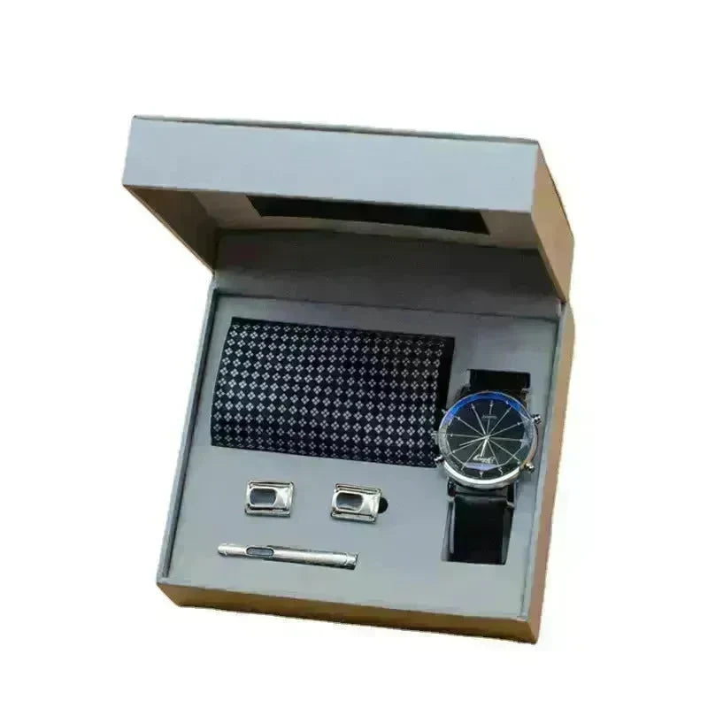 Practical Gift With Hand Gift Business Gift box Suit tie and Wrist Watch - EX-STOCK CANADA