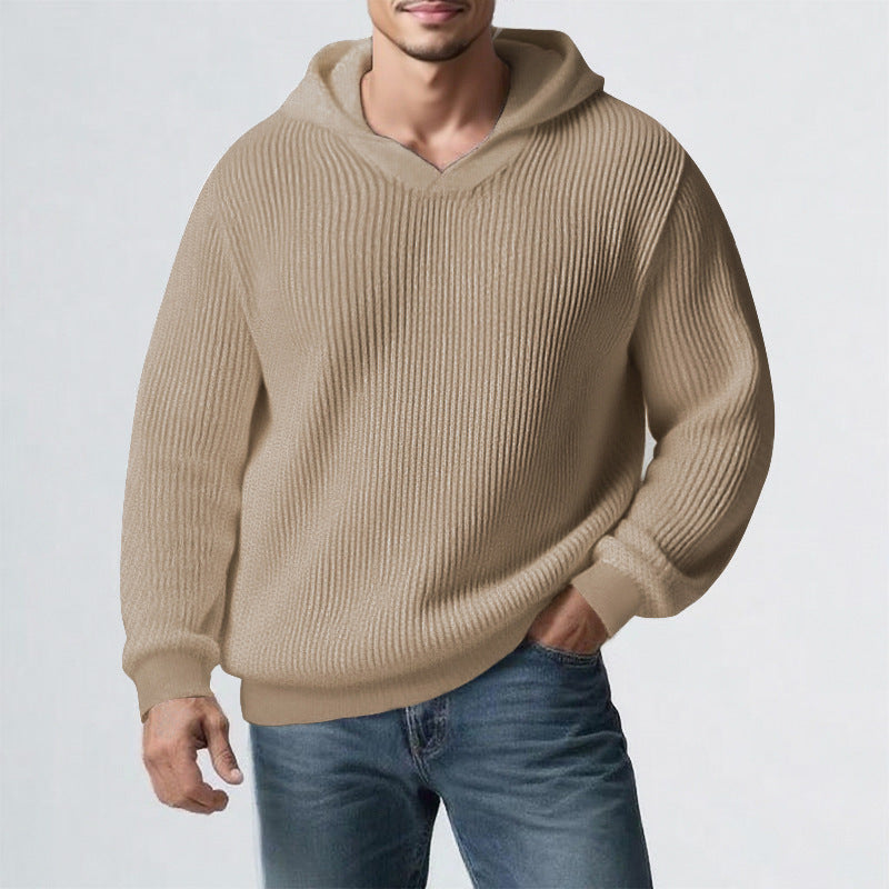 Mens Thickened Hooded Sweater For Winter | EX-STOCK product gallery photo 9