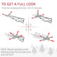 6 Foot Prelit Snow Flocked Artificial Christmas Tree With Pencil Shape, 500 Pine Realistic Branches, Warm White LED Lights, Auto Open, Pink And White EX-STOCK Canada 