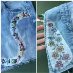 50pcs Water Soluble Stick and Stitch Embroidery Patterns stickers for Clothes - EX-STOCK CANADA