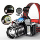 LED Tactical Headlamp Head Torch USB Rechargeable Motion Sensor Headlight Zoomable 5 Modes Emergency Power Bank For Mobile Phone EX-STOCK