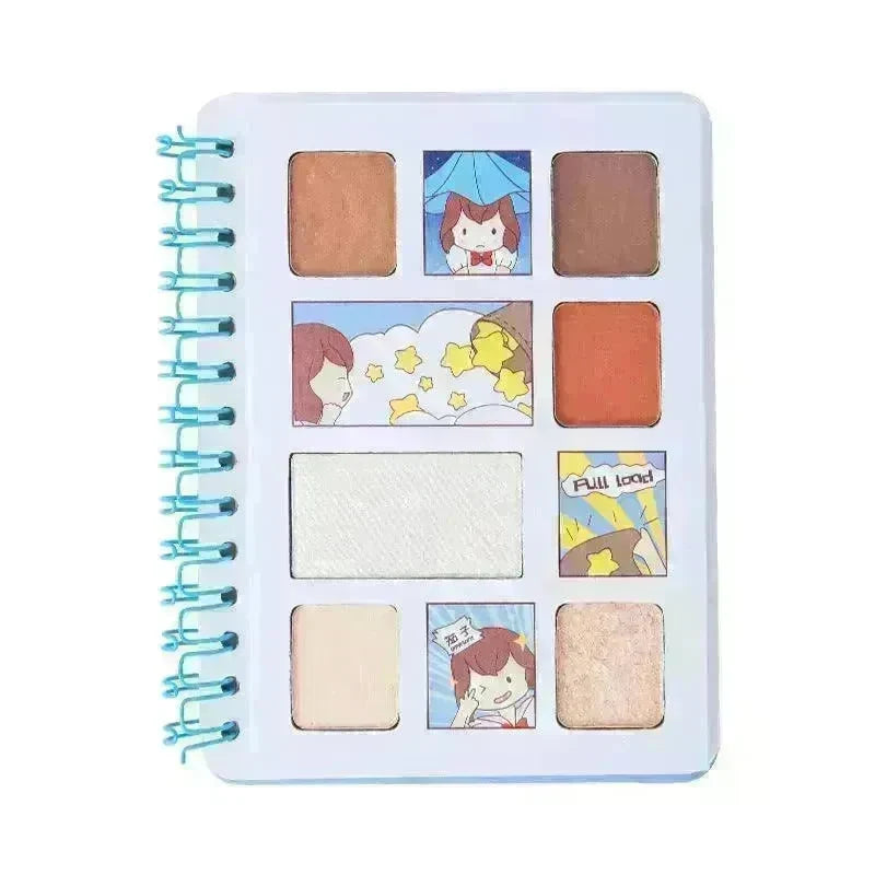 Diary Notebook Best Six color Eyeshadow Palette - EX-STOCK CANADA
