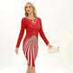 Digital Printing Long Sleeve Temperament Dress Women - EX-STOCK CANADA
