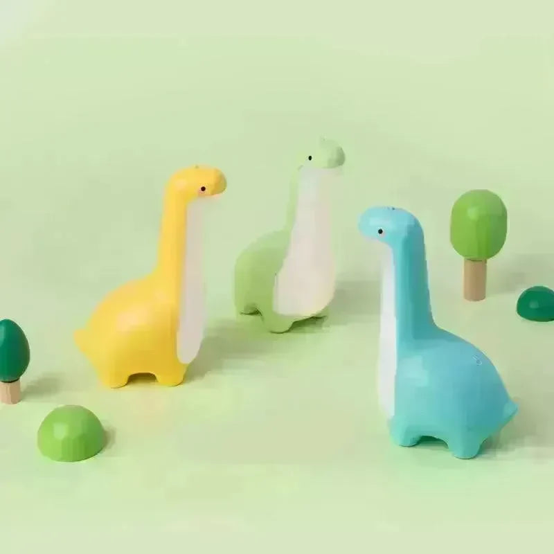 Dinosaur Night Light Cute Children's Night Light Eye Protection Bedside Timing Lamp USB Charging Room Decoration Children's Gift - EX-STOCK CANADA