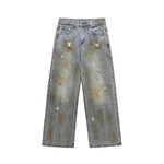 Dirty Ripped Jeans With Waste Soil - EX-STOCK CANADA