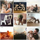DIY Figurine Wood Dog Ornament Sculpture Home Decoration A Man A Dog Wood Sculpture Christmas Gifts Model Decor - EX-STOCK CANADA