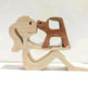 DIY Figurine Wood Dog Ornament Sculpture Home Decoration A Man A Dog Wood Sculpture Christmas Gifts Model Decor - EX-STOCK CANADA