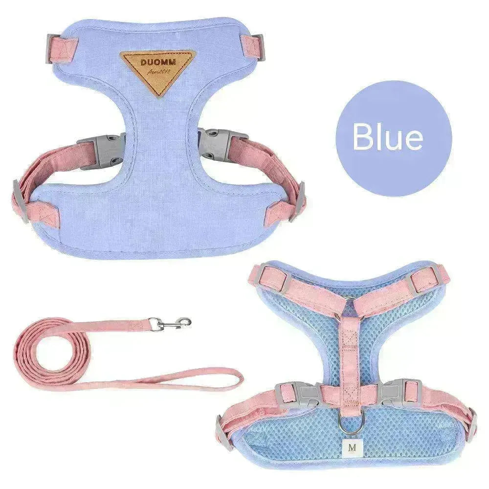 Dog Breast Strap Anti Breaking Loose Pet Harness for the Small Dog - EX-STOCK CANADA