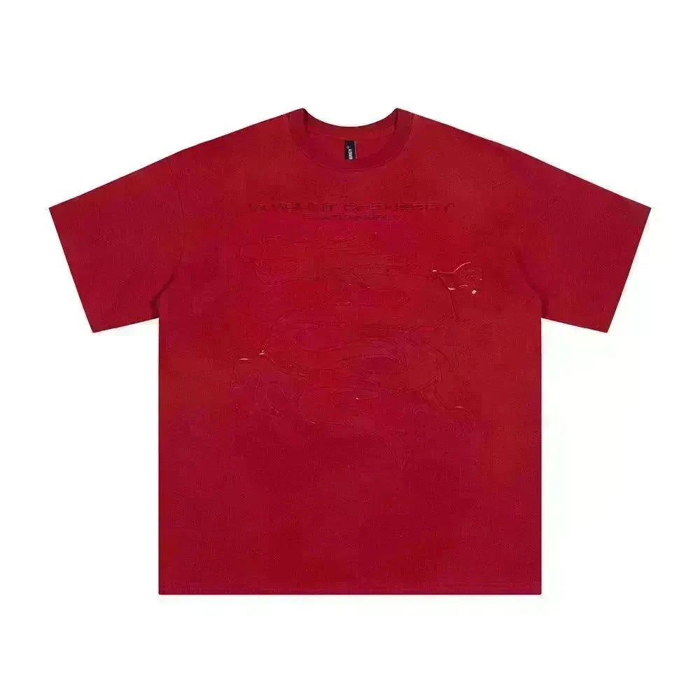 Dragon Paste Cloth Embroidery Short Sleeve - EX-STOCK CANADA