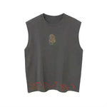 Dragon Totem Printed Waistcoat - EX-STOCK CANADA