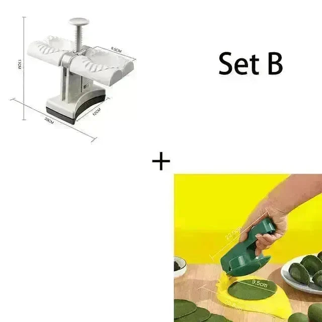 Dual-End Dumpling Mold: Easy Kitchen Tool - EX-STOCK CANADA