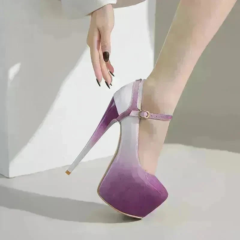 Dyed 16cm High Heels New Fashion Shoes - EX-STOCK CANADA