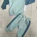 Two piece for boys Color Matching Long-sleeve Sweater Set - EX-STOCK CANADA