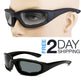 Cycling Sunglasses Chopper Outdoor Sports Glasses For Men Wrap Around UV400 Protection For Fishing Driving Glasses Windproof Gray Lens 3 Pack EX-STOCK