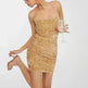 French Sequined Suspender Short Dress Summer Tight Slim Beauty Backless Hip-hugging Women Mini Dress - EX-STOCK CANADA